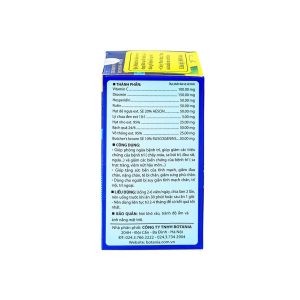 Smart Pharma - Viên uống BoniVein Botania hỗ trợ tăng sức bền của tĩnh mạch (30 viên) 1 Smart Pharma - boniv4