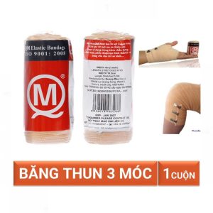Smart Pharma - Băng thun 3 móc Quang Mậu dùng để băng nén ép cầm máu, cố định khớp (12 cuộn) 2 Smart Pharma - bt3m1