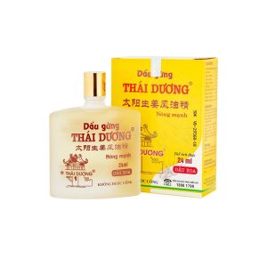 Dầu gừng Thái Dương điều trị đau đầu, đau lưng, đau dây thần kinh vai gáy (24ml)