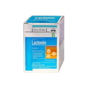 Viên uống Lactomin Novarex bổ sung vi khuẩn có ích, giúp tái lập cân bằng hệ vi sinh đường ruột (6 vỉ x 10 viên)