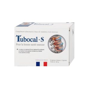 Viên uống Tubocal-S Lustrel bổ sung canxi, vitamin D3 và vitamin K2, giúp xương và răng chắc khỏe (4 vỉ x 15 viên)