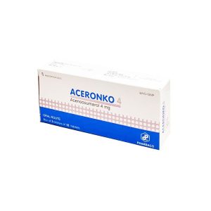 Thuốc Aceronko 4 Pharbaco (Hộp 3 Vỉ x 10 Viên)