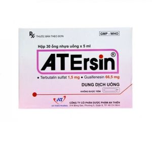 Dung dịch uống Atersin An Thiên long đờm, giảm ho do hen phế quản, viêm phế quản (30 ống x 5ml)