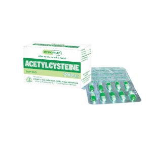 Smart Pharma - Thuốc Acetylcysteine 200mg Mekophar (10 vỉ x 10 viên) 1 Smart Pharma - Acetylcysteine 11