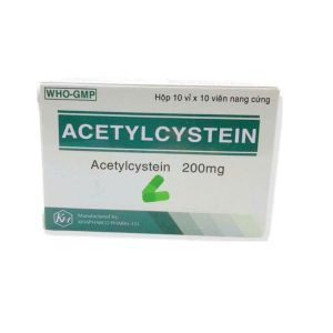 Smart Pharma - Thuốc Acetylcystein 200mg Khapharco (10vỉ x 10 viên) 2 Smart Pharma - Acetylcysteine 1200