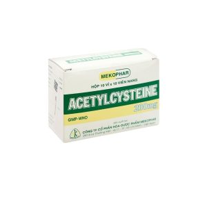 Thuốc Acetylcysteine 200mg Mekophar  (10 vỉ x 10 viên)