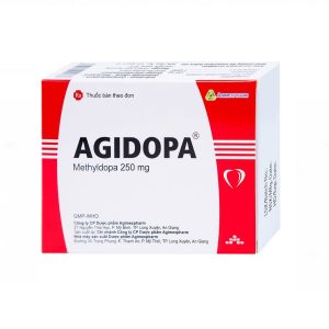 Thuốc Agidopa Agimexpharm điều trị tăng huyết áp (2 vỉ x 10 viên)