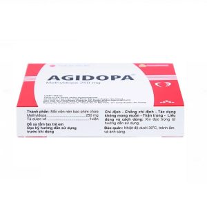 Smart Pharma - Thuốc Agidopa Agimexpharm điều trị tăng huyết áp (2 vỉ x 10 viên) 1 Smart Pharma - Agidopa2