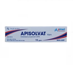 Smart Pharma - Kem bôi da Apisolvat 0.05% Apimed giảm các triệu chứng viêm và ngứa các bệnh về da (10g) 2 Smart Pharma - Apisolvat Tuyp 15g