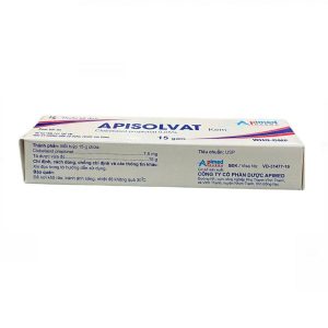 Smart Pharma - Kem bôi da Apisolvat 0.05% Apimed giảm các triệu chứng viêm và ngứa các bệnh về da (10g) 1 Smart Pharma - Apisolvat Tuyp 15g2