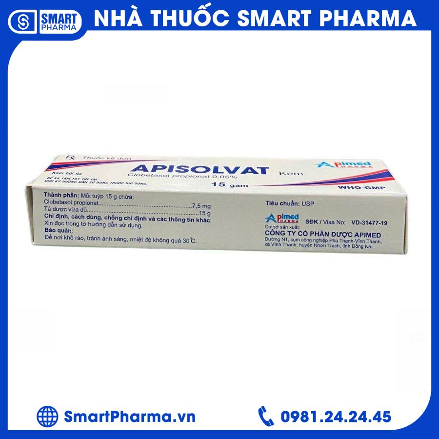 Apisolvat ( Tuýp 15g)2 Smart Pharma - Apisolvat Tuyp 15g2