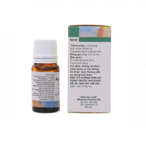 Smart Pharma - Dung dịch uống Aquadetrim Vitamin D3 Medana phòng ngừa còi xương, loãng xương (10ml) 1 Smart Pharma - Aquadetrim BaLan D32