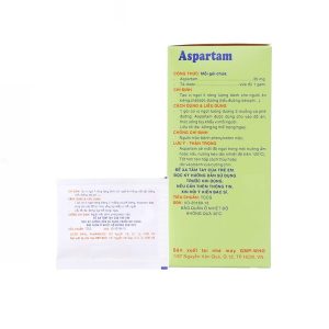 Smart Pharma - Thuốc bột Aspartam Pharmedic tạo vi ngọt ít năng lượng dành cho người béo phì, tiểu đường (50 gói x 1g) 2 Smart Pharma - Aspartam1