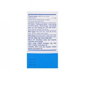 Smart Pharma - Dung dịch uống Atisalbu An Thiên điều trị cơn hen, ngăn cơn co thắt phế quản (30 ống x 5ml) 1 Smart Pharma - AtiSalbu3