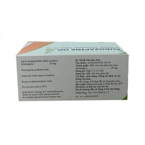 Smart Pharma - Thuốc Aurozapine OD 30 Aurobindo điều trị trầm cảm (5 vỉ x 6 viên) 2 Smart Pharma - Aurozapine OD 302