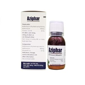 Smart Pharma - Thuốc Aziphar Mekophar điều trị nhiễm khuẩn đường hô hấp dưới, viêm phế quản cấp (15ml) 2 Smart Pharma - Aziphar 1