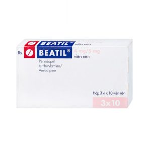 Thuốc Beatil 4mg/5mg Gedeon điều trị tăng huyết áp vô căn, bệnh mạch vành ổn định (3 vỉ x 10 viên)