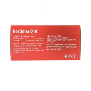 Smart Pharma - Thuốc Bestimac Q10 30mg Mediplantex điều trị tăng cholesterol máu, suy tim sung huyết (6 vỉ x 10 viên) 2 Smart Pharma - Bestimac Q101