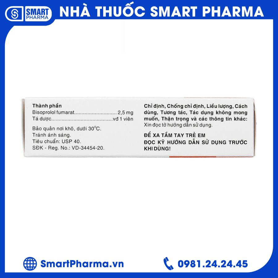 Bihasal 2.5mg 1 Smart Pharma - Bihasal 2.5mg 1