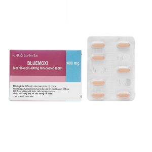 Thuốc Bluemoxi 400mg Bluepharma điều trị nhiễm khuẩn (7 viên)