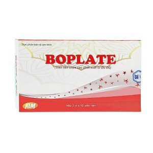 Viên uống Boplate Santex hỗ trợ tăng cường tái tạo tiểu cầu, giảm nguy cơ thiếu tiểu cầu (2 vỉ x 10 viên)