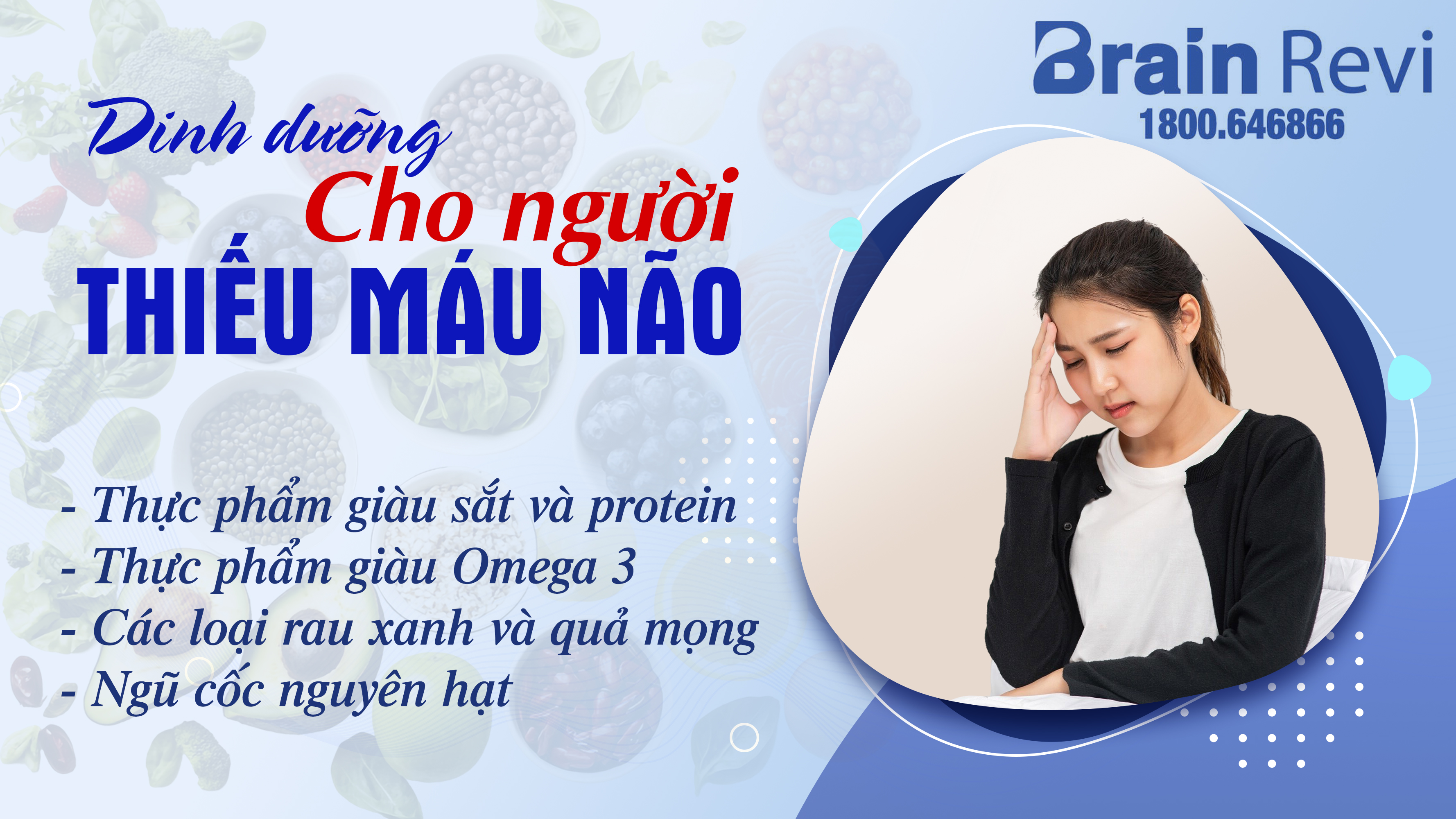 Smart Pharma - Gợi ý chế độ ăn cho người thiếu máu não 3 Smart Pharma - Dinh duong brain