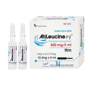 Dung dịch tiêm AtiLeucine inj 500mg/5ml An Thiên điều trị triệu chứng cơn chóng mặt