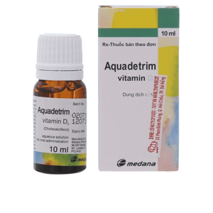 Dung dịch uống Aquadetrim Vitamin D3 Medana phòng ngừa còi xương, loãng xương (10ml)