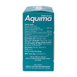Smart Pharma - Thuốc Aquima Merap điều trị các triệu chứng khó tiêu, ợ nóng, đầy hơi (20 gói x 10ml) 1 Smart Pharma - Nha thuoc Smart Pharma 2026 10 17T145430.644