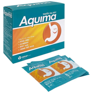 Thuốc Aquima Merap điều trị các triệu chứng khó tiêu, ợ nóng, đầy hơi (20 gói x 10ml)