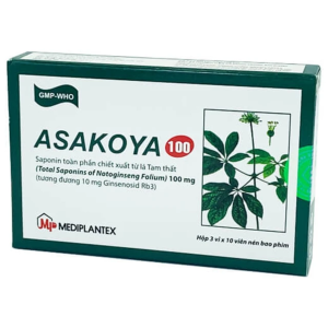 Smart Pharma - Thuốc Asakoya 100mg Mediplantex giảm đau, làm dịu thần kinh ( Hộp 3 vỉ x 10 viên) 1 Smart Pharma - Nha thuoc Smart Pharma 2026 10 19T131912.972