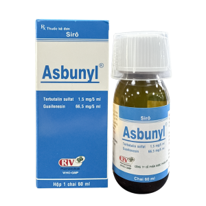 Siro Asbunyl OPV điều trị ho do hen phế quản, viêm phế quản, khí phế thủng (60ml)