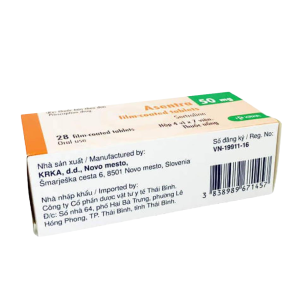 Smart Pharma - Thuốc Asentra 50mg KRKA điều trị trầm cảm, rối loạn lo âu cộng đồng (4 vỉ x 7 viên) 2 Smart Pharma - Nha thuoc Smart Pharma 2026 10 19T135010.052