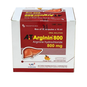 Smart Pharma - Thuốc A.T Arginin 800 An Thiên điều trị duy trì tăng amoniac máu (30 ống x 10ml) 1 Smart Pharma - Nha thuoc Smart Pharma 2026 10 20T134600.292