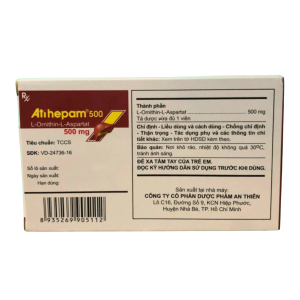 Smart Pharma - Thuốc Atihepam 500 An Thiên điều trị viêm gan mạn tính, gan nhiễm mỡ, bệnh não gan (5 vỉ x 10 viên) 3 Smart Pharma - Nha thuoc Smart Pharma 2026 10 21T102530.915