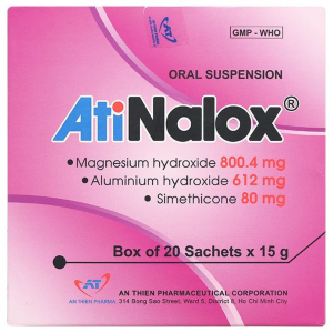 Smart Pharma - Hỗn dịch uống AtiNalox An Thiên điều trị viêm loét dạ dày - tá tràng cấp, mạn tính (20 gói) 3 Smart Pharma - Nha thuoc Smart Pharma 2026 10 21T114132.483