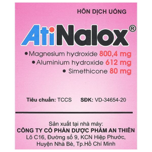 Smart Pharma - Hỗn dịch uống AtiNalox An Thiên điều trị viêm loét dạ dày - tá tràng cấp, mạn tính (20 gói) 1 Smart Pharma - Nha thuoc Smart Pharma 2026 10 21T114145.200