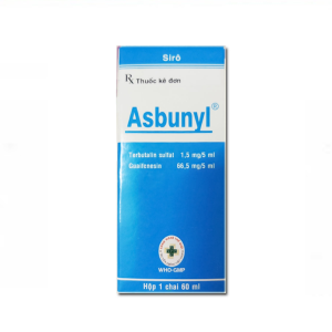 Siro Asbunyl OPV điều trị ho do hen phế quản, viêm phế quản, khí phế thủng (60ml)