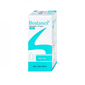 Thuốc Bostanex Boston giảm viêm mũi dị ứng, nổi mày đay (60ml)