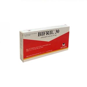 Thuốc Bifril 30 Menarini điều trị tăng huyết áp, nhồi máu cơ tim (2 vỉ x 14 viên)