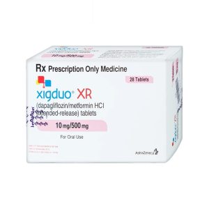 Thuốc Xigduo XR 10mg/500mg Astrazeneca cải thiện kiểm soát đường huyết (4 vỉ x 7 viên)