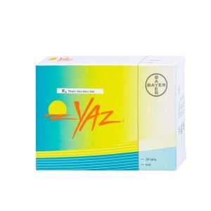 Thuốc Yaz Bayer dùng tránh thai, điều trị mụn trứng cá (1 vỉ x 28 viên)