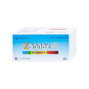 Thuốc Zapnex-5 DaviPharm điều trị tâm thần phân liệt (6 vỉ x 10 viên)