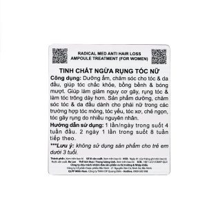 Smart Pharma - Tinh chất Radical Med Anti-Hair Loss làm sạch tóc và da đầu (3 ống x 5ml) 3 Smart Pharma - Smart pharma 2025 04 14T110120.853