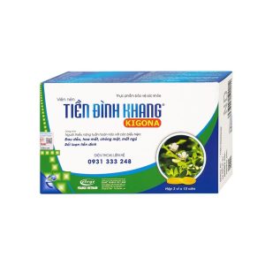 Viên uống Tiền Đình Khang Kigona Eloge hỗ trợ hoạt huyết, tăng cường tuần hoàn máu não (3 vỉ x 10 viên)