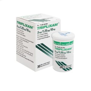 Thuốc Triplixam 5mg/1.25mg/10mg Servier điều trị tăng huyết áp (30 viên)