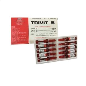 Smart Pharma - Trivit-B – Cung cấp vitamin thiết yếu nhóm B (Hộp 10 ống x 3ml) 2 Smart Pharma - Trivit B1