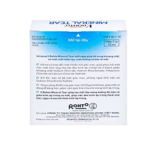 Smart Pharma - Dung dịch nhỏ mắt V.Rohto Mineral Tear giữ ẩm và bổ sung khoáng chất (13ml) 2 Smart Pharma - V Rhoto Mineral Tear 1