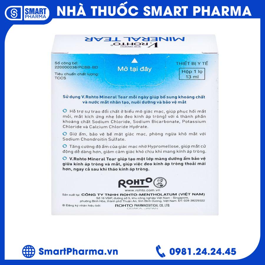 V-Rhoto Mineral Tear 1 Smart Pharma - V Rhoto Mineral Tear 1