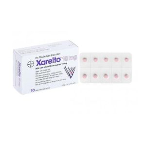 Smart Pharma - Thuốc Xarelto 10mg Bayer phòng ngừa thuyên tắc huyết khối tĩnh mạch (1 vỉ x 10 viên) 1 Smart Pharma - Xarelto 10mg1